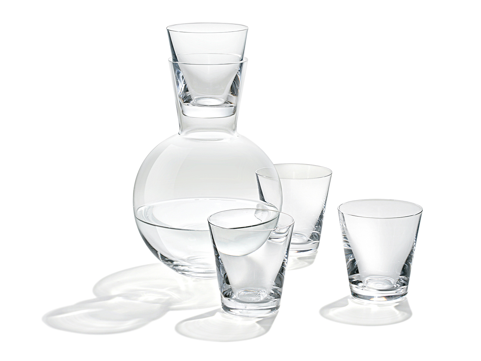 Carafe and glasses