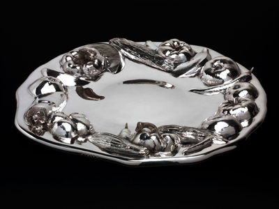 Silver dish, 2009