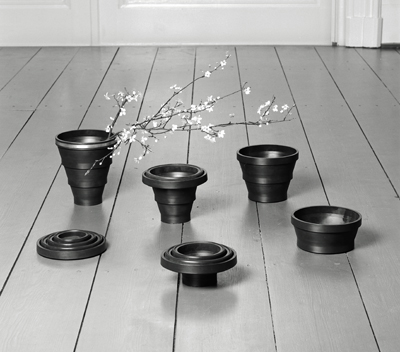 Rubber vase