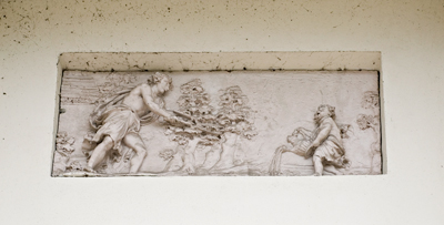 Bas-reliefs reproduced for Pavilion Welgelegen